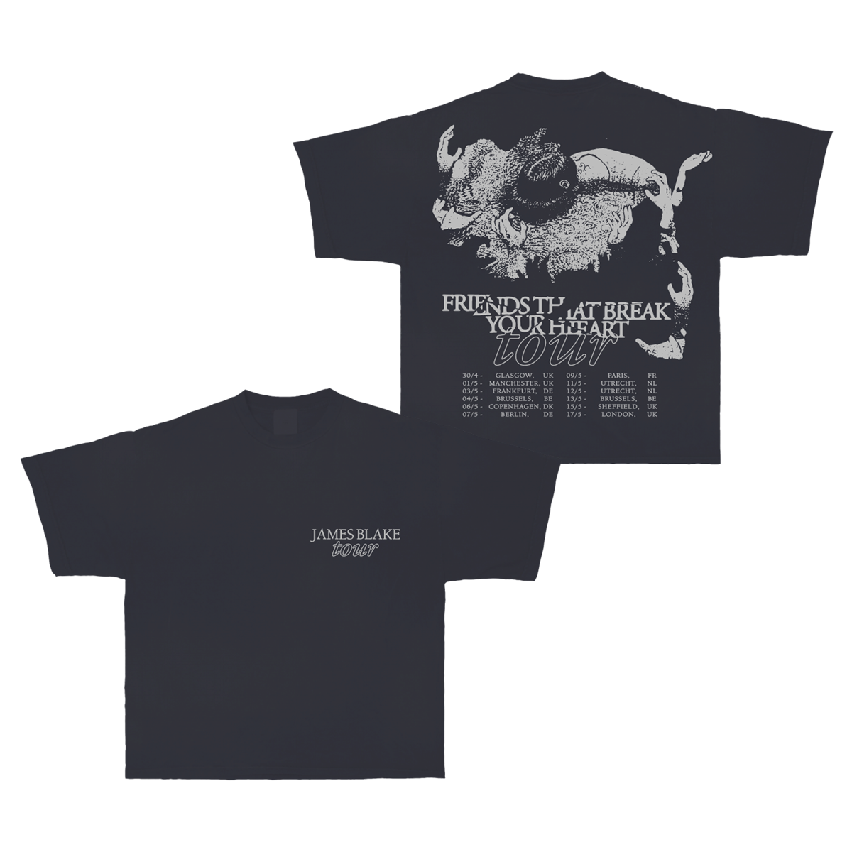 James Blake - Tour Tee - Black